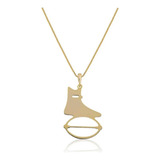 Pingente Kangoo Jump Banhado A Ouro 18k Com Corrente
