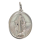 Pingente Medalha Nossa Senhora Aparecida Prata