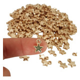 Pingente Miçanga Estrela Para Pulseiras, Colares - 200 Pçs