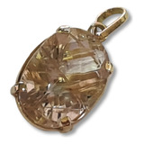 Pingente Ouro 18k Quartzo Rutilado Natural - Cod 27150