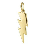Pingente Ouro 18k Símbolo Orixá Raio De Iansã