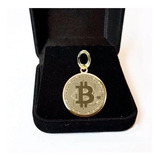 Pingente Ouro 9 C.imagem De Bitcoin Moeda Virtual Pgi10