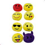 Pingente Pompom Emoji De 70mm Em Poliester Com 16 Unidades Cor 103 - Colorido