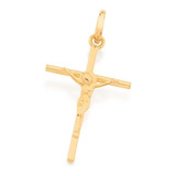 Pingente Rommanel Masculino Cruz Com Cristo 