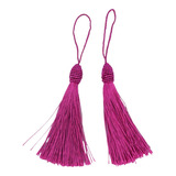 Pingente Tassel 9cm Poliéster Franjas 100un