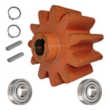 Pinhão Cremalheira Sorrag 400l 11 D F17mm E Rolamento -7pçs