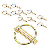 Pino Quebra Dedo 10 Mm Trava Argola Braço Hidráulico Kit 10