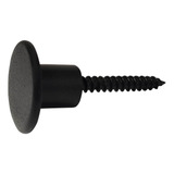Pino Suporte Para Espelho Adnet De Parede Aço 1,5cm Preto