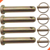 Pino Terceiro Ponto Massey/ Valmet/ Ford/ Cbt Kit 4 Peças