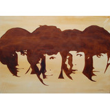 Pintura Beatles Ii - Tela Quadro Ost - 50 X 70 Cm