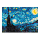 Pintura Diamante - Noite Estrelada Van Gogh 40x50cm