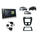 Pioneer Dmh-g228bt + Moldura Spacefox + Câmera De Ré