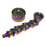 Pipe Cachimbo D&k De Metal Rainbow