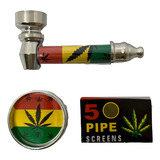 Pipe Cachimbo De Metal C/ 5