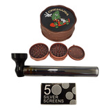 Pipe Cachimbo De Vidro Metal Lady Hornet + Brinde Dichavador