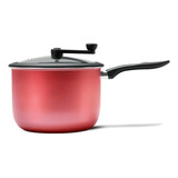 Pipoqueira Manivela Antiaderente Pic Poc 5,5l Cereja Brinox