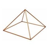 Pirâmide Cobre 16cm Mesma Proporção Queops Radiestesia Reiki