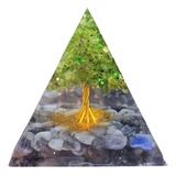 Pirâmide Cristal Arvore Da Vida Prosperidade