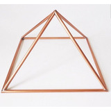 Piramide De Cobre Vazada 23cm Radiestesia Reiki Terapia