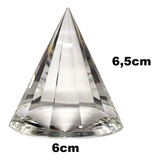 Pirâmide De Cristal 6cm Decoração Transparente