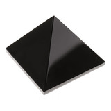 Pirâmide De Obsidiana Negra Pedra Natural 5cm Terapia Reiki