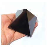 Pirâmide De Obsidiana Negra Pedra Natural