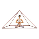 Pirâmide Meditação Profissional 100% Cobre 2mt