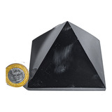Pirâmide Obsidiana Negra Pedra Natural Baseada