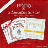 Pirastro Tônica P/ Violino C/ Mi Etiqueta Gold Wondertone