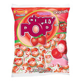 Pirulito Cherry Pop Morango Original Sam´s Pacote C/ 700gr