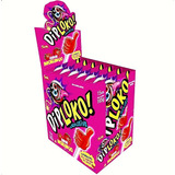 Pirulito Dip Loko Pó Explode Na Boca Sabor Morango Cx15x11g 