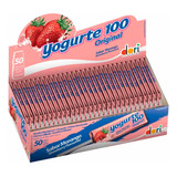 Pirulito Dori Yogurte100 Morango Iogurte Mastigável 50un