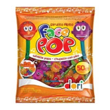 Pirulito Duro Facepop Apito Sabor Sortº De Frutas 450g Dori