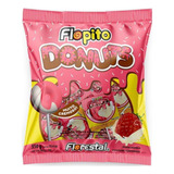 Pirulito Flopito Donuts Morango+leite Cond. 550g - Florestal