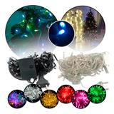 Pisca Colorido 100l 8 Funções 9m Natal Iluminação Árvore Luz