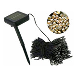 Pisca Pisca Cordão Solar Natal Led 100 Lampadas 10m Cores