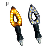 Pisca Seta Flecha Cristal Rosca Universal Esportiva De Moto 