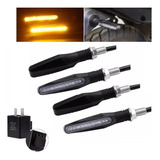 Pisca Seta Led Esportiva Fino Palito Moto Universal Rele