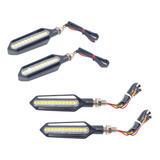 Pisca Seta Led Sequencial C/ Luz Diurna Drl Luz Freio Strobo