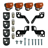 Piscas Seta Dianteiro + Traseiro + Suporte Xlr 125 Xr 200