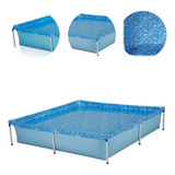 Piscina 1500 Litros Desmontável Estrutural Retangular Mor