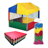 Piscina De Bolinha 1x1 E 500 Bolinhas E Tapete Eva 1x1 -novo