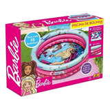 Piscina De Bolinhas Barbie Inflavel 25 Bolinhas Fun F0000-3