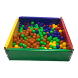 Piscina De Bolinhas Cercado Colorido Infantil 1,5x1,5
