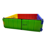 Piscina De Bolinhas Cercado Colorido Infantil 1x1