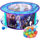 Piscina De Bolinhas Infantil Com Bolinhas Frozen Dobrável