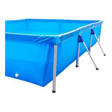 Piscina Estruturada Retangular 4000 Litros Pis0632 Botafogo Cor Azul Liso