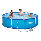 Piscina Estrutural 4.678 Litros Bomba Filtrante Bestway 