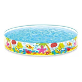 Piscina Infantil 443 Litros Intex-estampa Peixinhos Marinhos