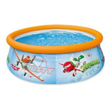 Piscina Infantil Inflável Aviões Disney 886 L - Intex